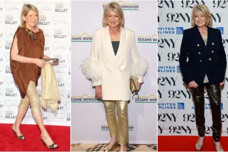 Martha Stewart’s Metallic Pants for this Holiday Season